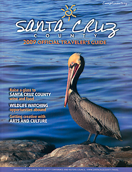 Cover of 2009 Santa Cruz County Traveler's Guide